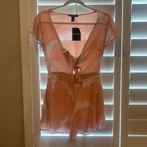 Tie front romper !